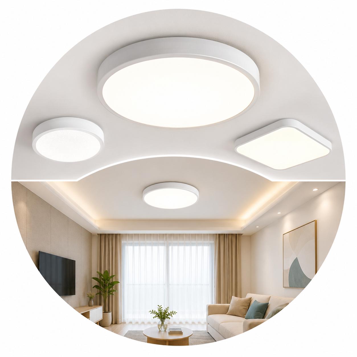 LED ốp trần – Đèn LED lắp nổi cho nhà ở & công trình